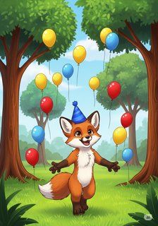 Max's Birthday Adventure educational story for 3-6 years children in English featuring warm themes