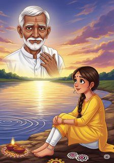 Priya's Promise of Love educational story for 7-12 years children in English featuring sad themes