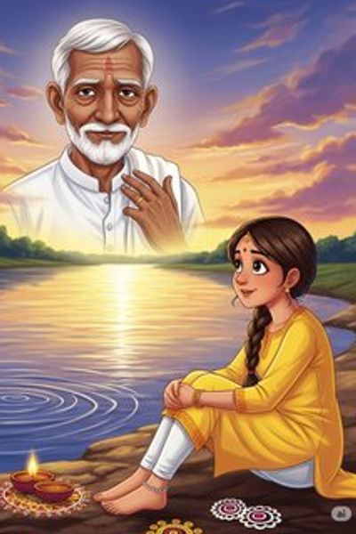 Priya's Promise of Love educational story for 7-12 years children in English featuring sad themes
