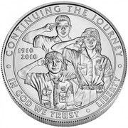 1 Dollar (Boy Scouts of America Centennial) - Obverse