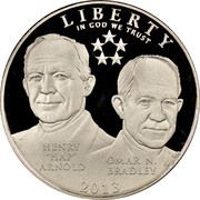 ½ Dollar (US Army 5-Star Generals) - Obverse