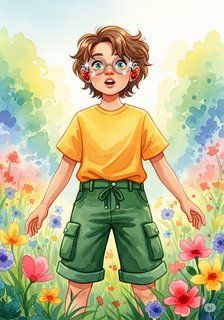 The Magical Transformation educational story for 7-12 years children in English featuring inspiring themes