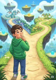 The Balance Seekers of Equilibrium Games educational story for 7-12 years children in English featuring inspiring themes