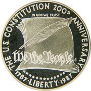 1 Dollar (Constitution) - Obverse