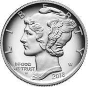 25 Dollars (Palladium Eagle) - Obverse