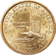 1 Dollar "Sacagawea Dollar" - Reverse