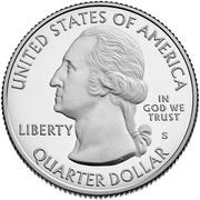¼ Dollar "Washington Quarter" (Frank Church River of No Return Wilderness, Idaho) - Obverse