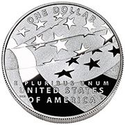 1 Dollar (Star Spangled Banner) - Reverse
