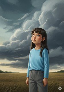Maya and the Storm Whisperers educational story for 7-12 years children in English featuring inspiring themes