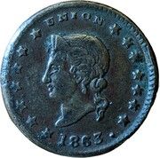 Civil War Token - Herinton's (Detroit, Michigan) - Obverse