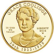 10 Dollars (Grace Coolidge; Bullion Coinage) - Obverse