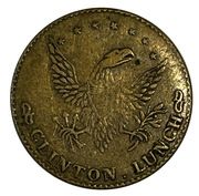 Hard Times Token - Clinton Lunch (New York, NY) - Reverse