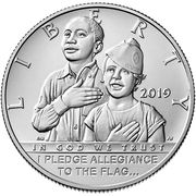 ½ Dollar (American Legion 100th Anniversary) - Obverse