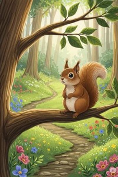 そらと森のともだち educational story for 3-6 years children in Japanese featuring warm themes