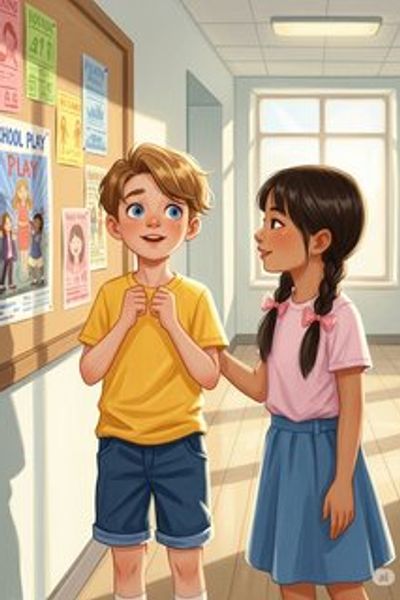 Leo’s Shining Moment educational story for 7-12 years children in English featuring warm themes