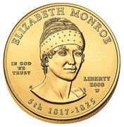 10 Dollars (Elizabeth Monroe; Bullion Coinage) - Obverse