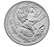 ¼ Dollar "Washington Quarter" (Dr. Vera Rubin) - Reverse