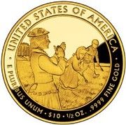 10 Dollars (Lucy Hayes; Bullion Coinage) - Reverse