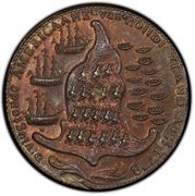 Rhode Island Ship Token - Reverse