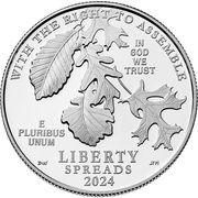 100 Dollars "American Platinum Eagle" (Bullion Coinage) - Obverse