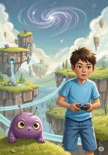 The Bug Hunters of Cosmic Critters educational story for 7-12 years children in English featuring inspiring themes