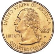 ¼ Dollar "Washington Quarter" (New Jersey; Pattern) - Obverse