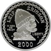 1 Dollar (Leif Ericson Millennium) - Obverse