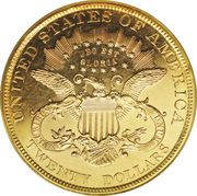 20 Dollars "Metric Double Eagle / Quintuple Stella" - Reverse