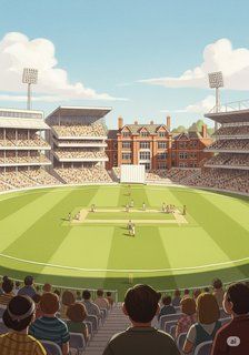 A Dream at the Oval daily life story for 7-12 years children in English featuring exciting themes