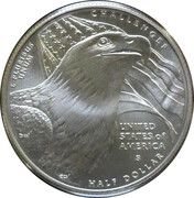 ½ Dollar (American Bald Eagle) - Reverse
