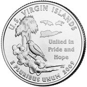 ¼ Dollar "Washington Quarter" (U.S. Virgin Islands) - Reverse