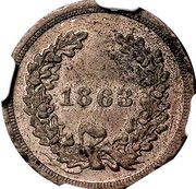 Civil War Merchant Token - Henry Jenkins Clothier (St. Louis, Missouri) - Reverse