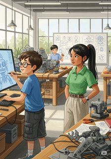 The Innovation Hub's Helping Hand educational story for 7-12 years children in English featuring warm themes