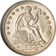 ½ Dime "Seated Liberty Half Dime" (arrows at date) - Obverse