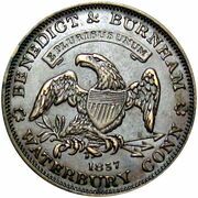 Hard Times Token - Benedict and Burnham, Metal Products (Waterbury, CT) - Obverse