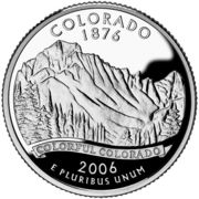 ¼ Dollar "Washington Quarter" (Colorado - Silver Proof) - Reverse