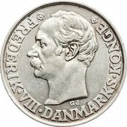 40 Cents / 2 Francs - Frederik VIII - Obverse