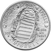½ Dollar (50th Anniversary of Apollo 11) - Obverse