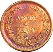 Civil War Token - Army and Navy (George B. McClelland) - Reverse