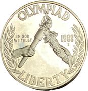 1 Dollar (Seoul Olympiad) - Obverse