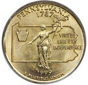 ¼ Dollar "Washington Quarter" (Pennsylvania; Pattern) - Reverse