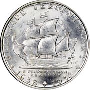 ½ Dollar (Delaware Tercentenary) - Reverse