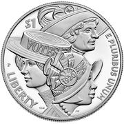 1 Dollar (Women’s Suffrage Centennial) - Obverse