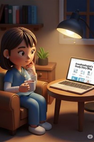 麻酔科勤務医のお勉強日記 educational story for 18+ years children in Japanese featuring inspiring themes