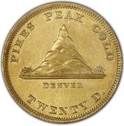 20 Dollars - Clark, Gruber and Co. - Obverse