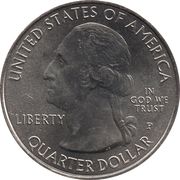 ¼ Dollar "Washington Quarter" (Effigy Mounds National Monument, Iowa) - Obverse