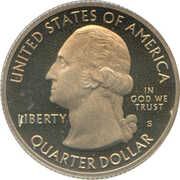 ¼ Dollar "Washington Quarter" (Everglades National Park, Florida) - Obverse