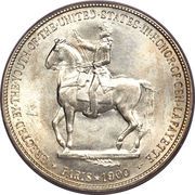 1 Dollar (Lafayette) - Reverse