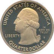 ¼ Dollar "Washington Quarter" (Great Sand Dunes, Colorado) - Obverse