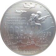 1 Dollar (Korean War) - Obverse